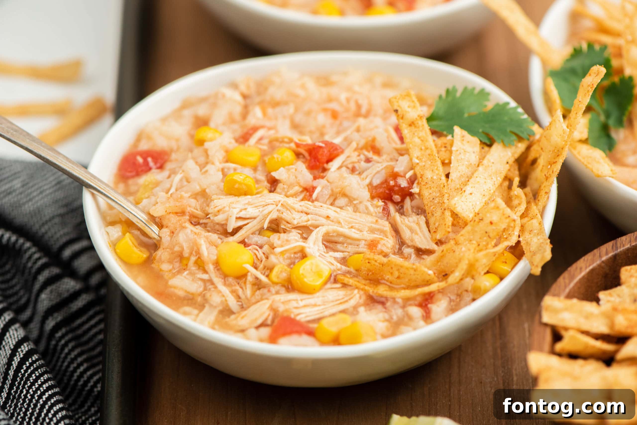 Slow Cooker Chicken Tortilla Soup