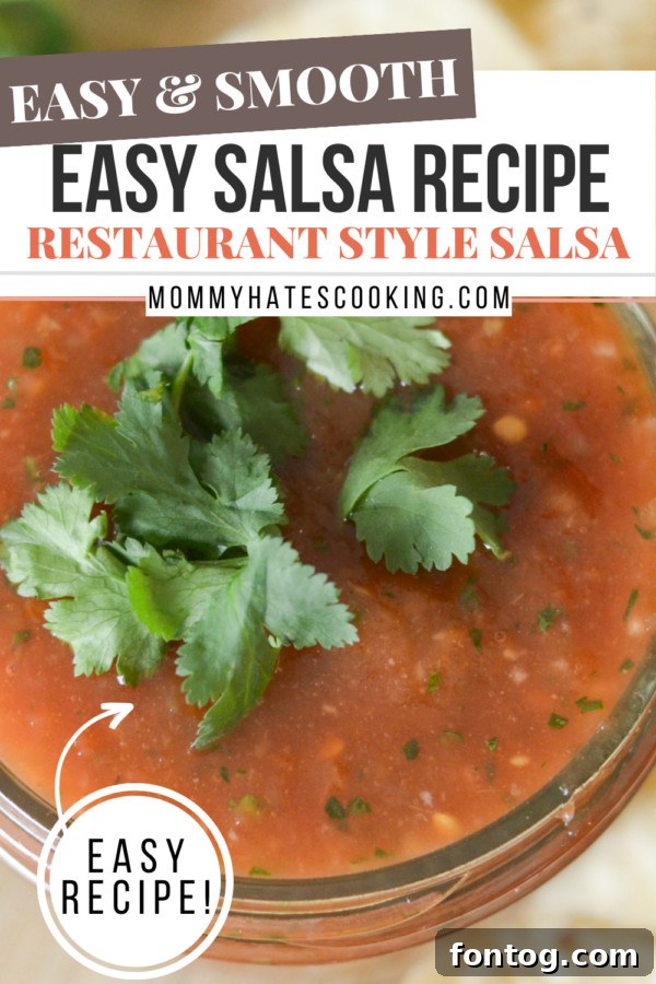 RESTAURANT STYLE SALSA - perfect for any occasion