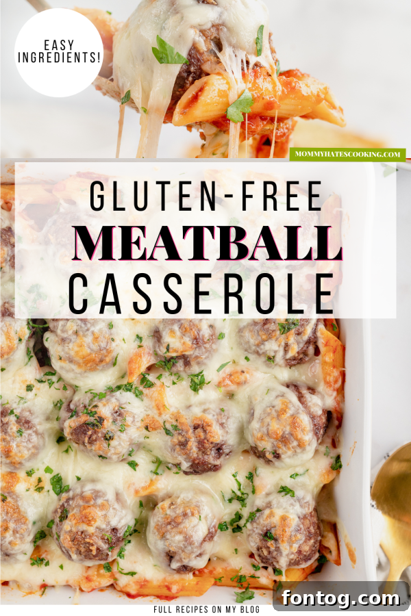 Adaptable Savory Meatball Bake 10 meatball casserole