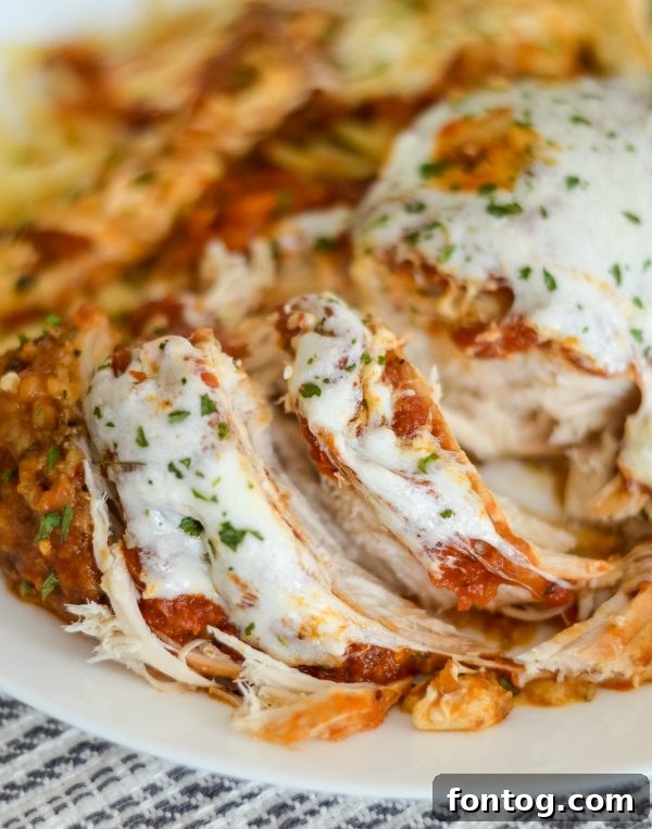 slow cooker chicken parmesan