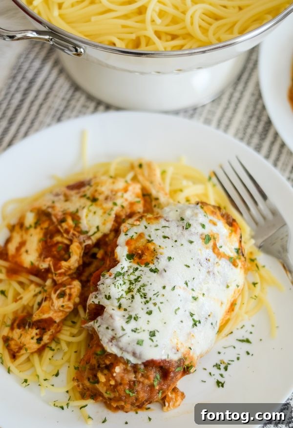 slow cooker chicken parmesan