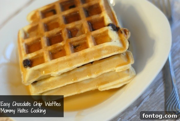 chocolate chip waffles