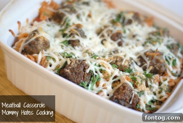 Hearty Meatball Casserole for Family Dinners Delicious Meatball Casserole: A Hearty Dinner Idea