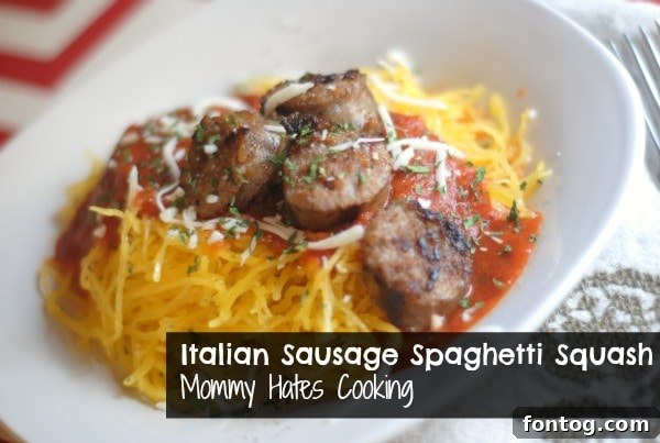 Italian Sausage Spaghetti Squash