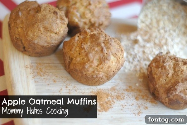Apple Oatmeal Muffins