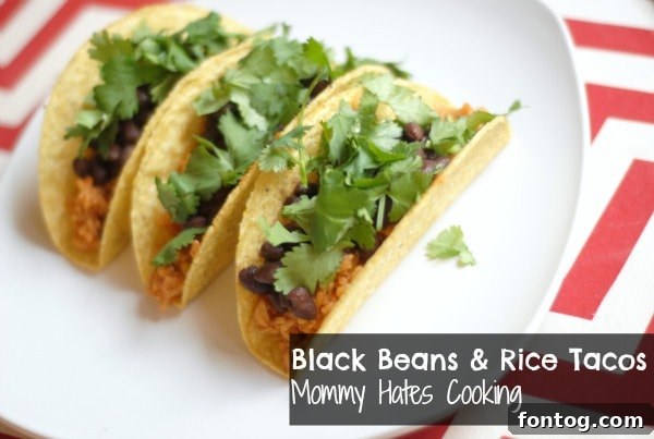 Black Beans & Rice Tacos with McCormick