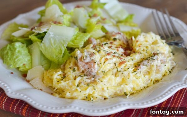 spaghetti squash alfredo