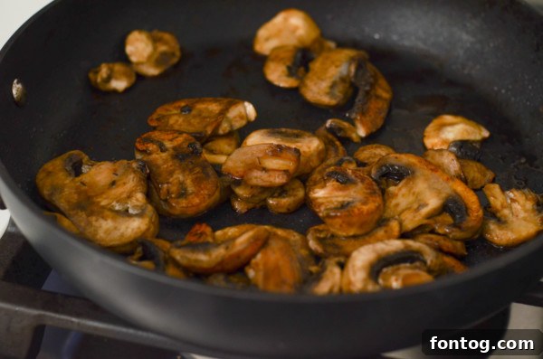 Grilled Steak Marsala topped with sautéed mushrooms