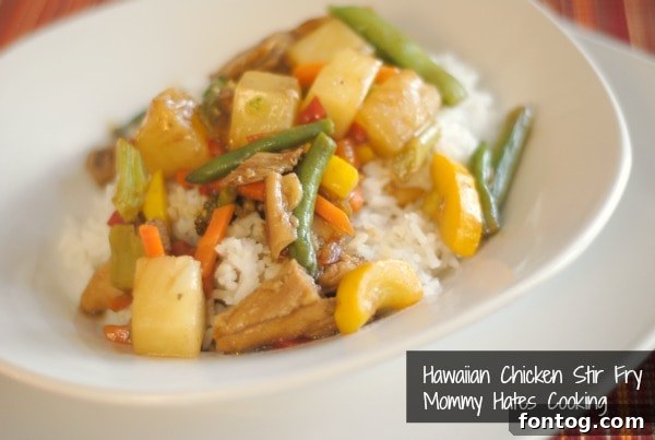 Hawaiian Chicken Stir Fry