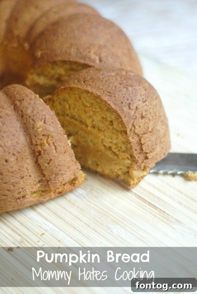 Delicious Homemade Pumpkin Bread, a perfect fall treat
