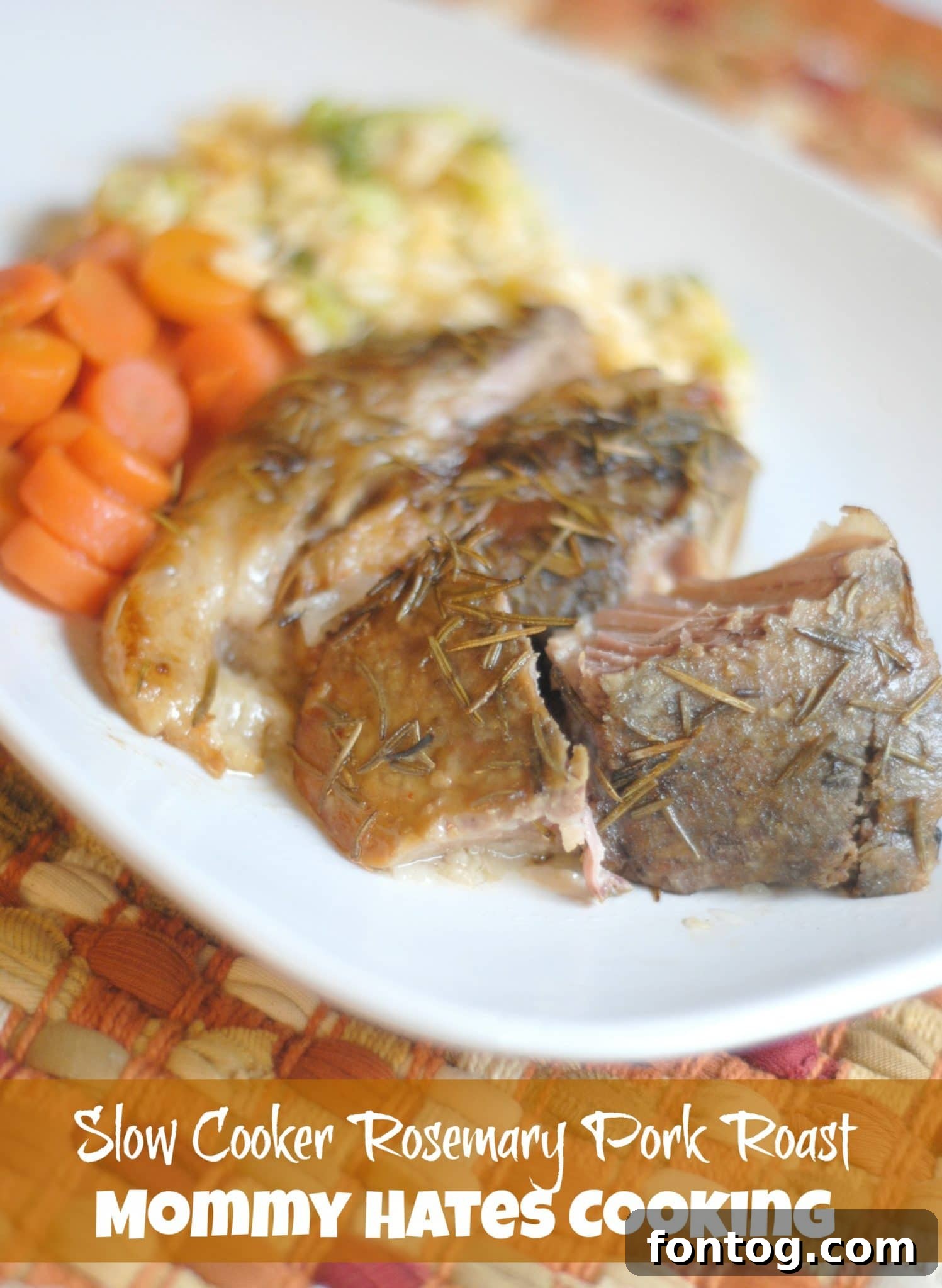 Slow Cooker Rosemary Pork Roast