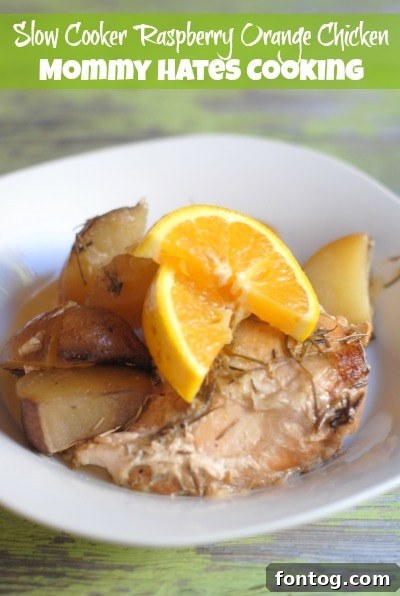 Slow Cooker Raspberry Orange Chicken