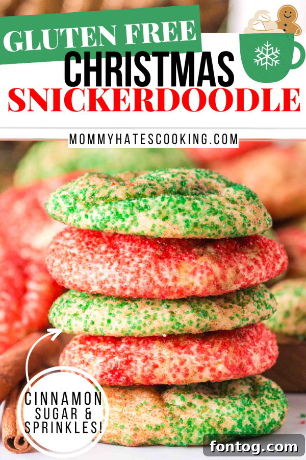christmas snickerdoodle cookies
