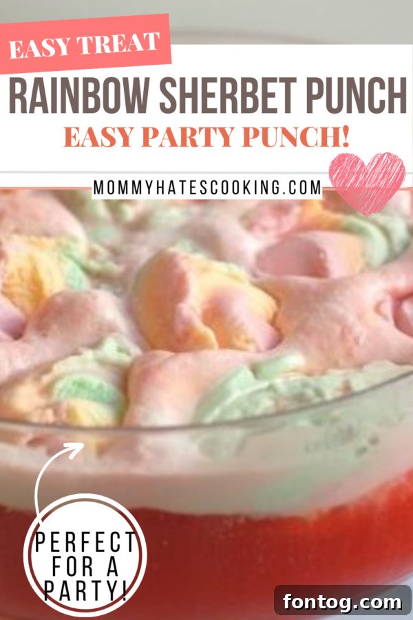 Color Burst Sherbet Punch 8 sherbet punch rainbow sherbet punch recipe