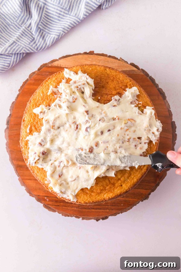 gluten free pecan cream cake