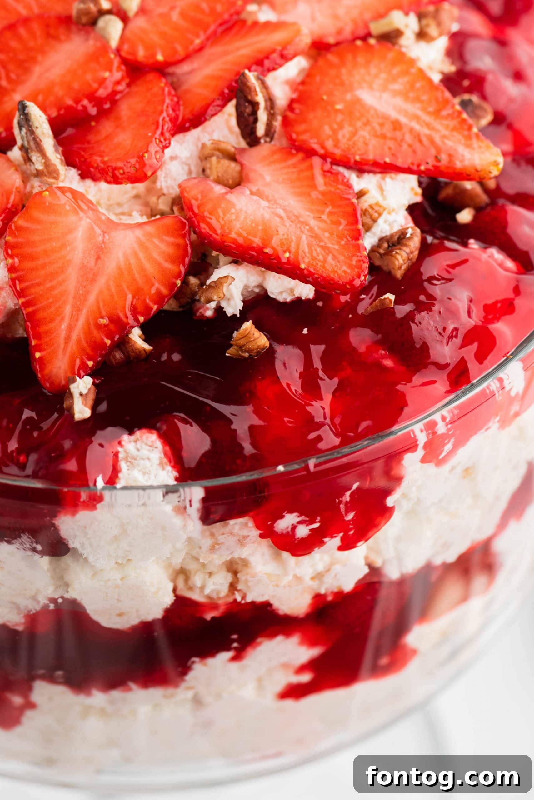 Strawberry Angel Fluff Trifle