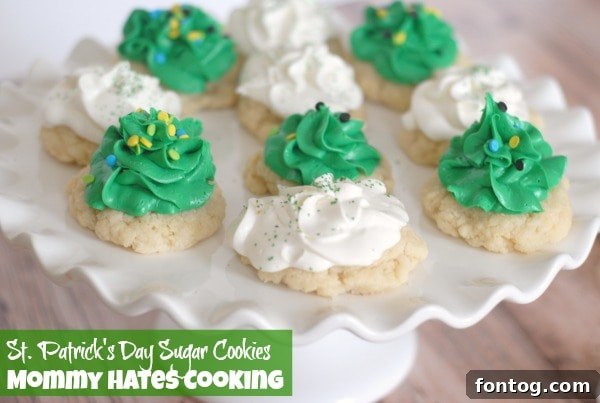 St. Patrick's Day Sugar Cookies