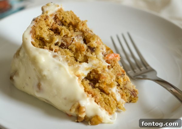 gluten free carrot cake recipe slice