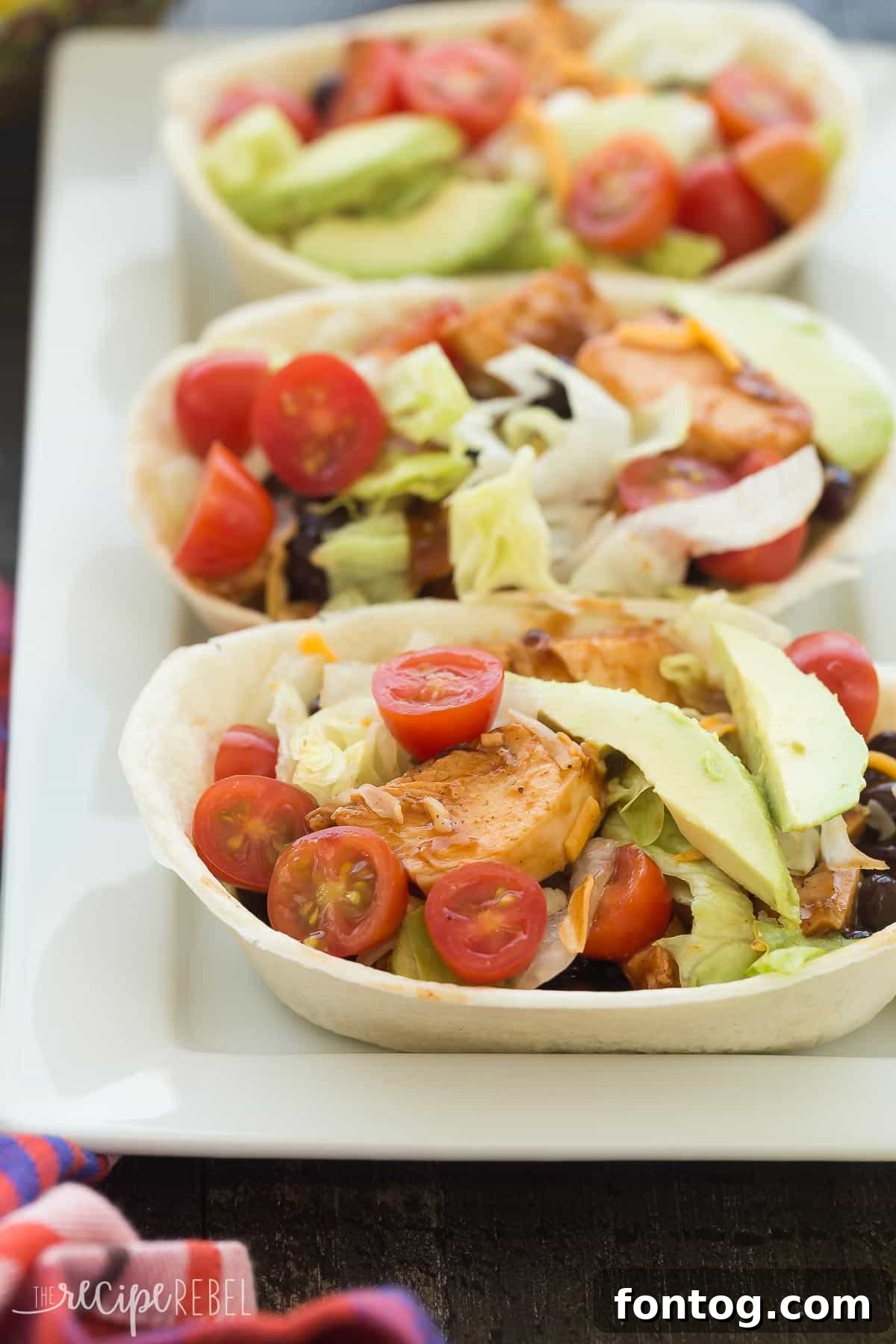 BBQ Chicken Taco Bowls