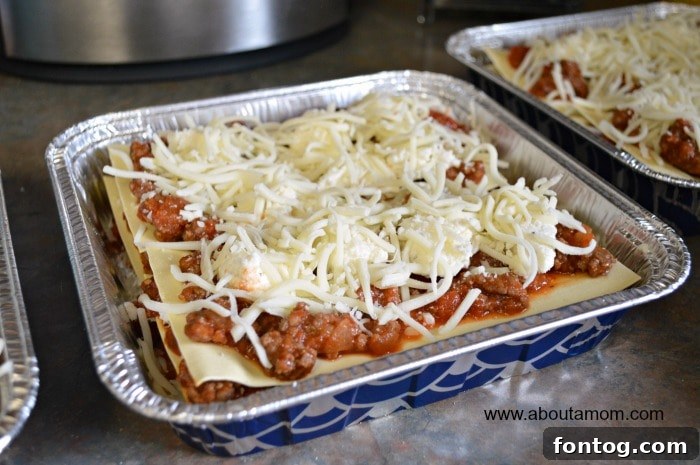 Lasagna Freezer Meal Recipe