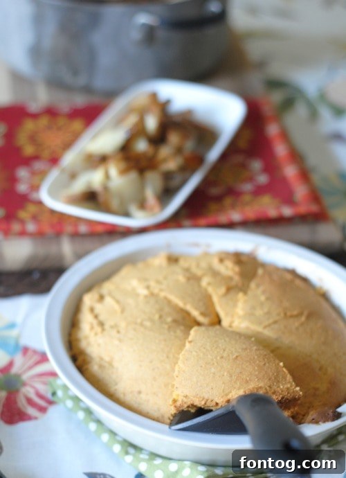 Gluten-Free Taco Cornbread on a rustic cutting board