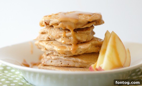Caramel Apple Pancakes