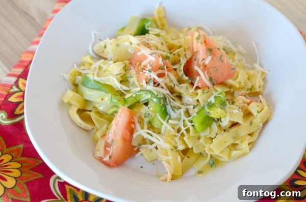 Chicken & Veggie Pasta #Sponsored