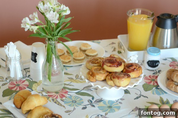Effortless Party Breakfasts: Berry Orange Smoothies and More 6 A selection of Pepperidge Farm Sweet Rolls, still in their packaging, showcasing the variety of flavors available for a convenient breakfast solution.