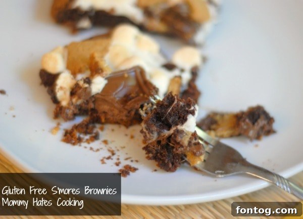 Gluten-Free S'mores Brownies