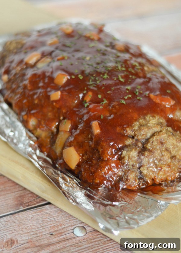 Effortless Zesty GF Meatloaf Perfection 3 Sliced Easy Tangy Meatloaf with side dishes