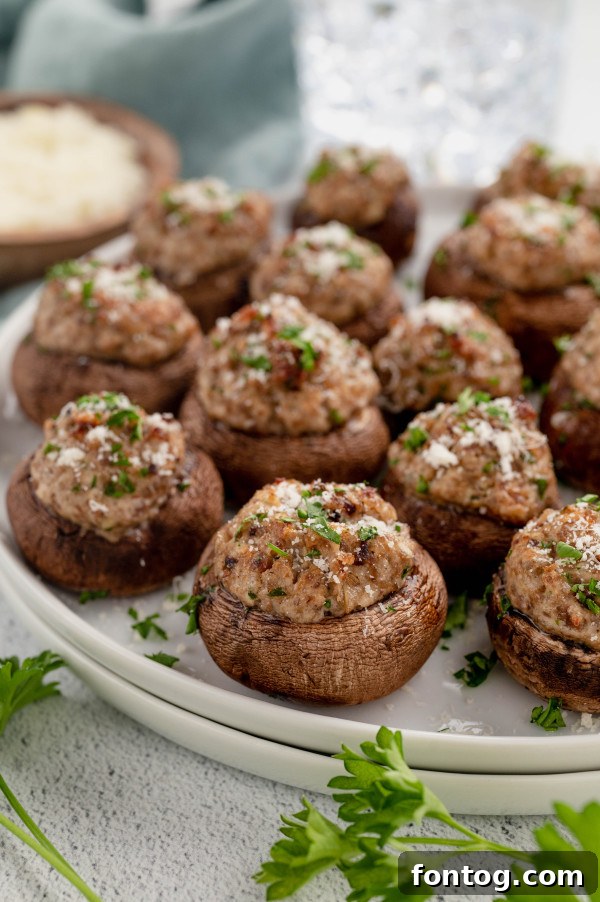 stuffed portobello mushrooms