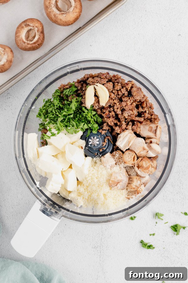 stuffed portobello mushrooms