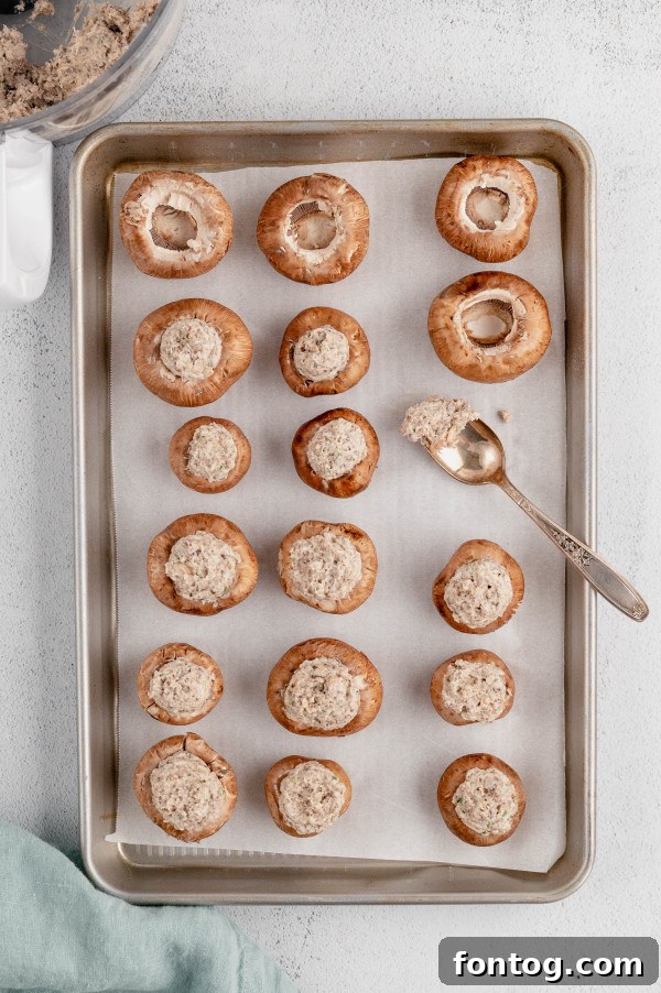 stuffed portobello mushrooms