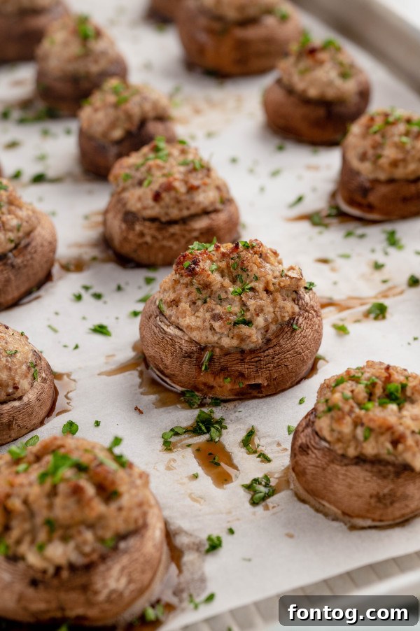 stuffed portobello mushrooms