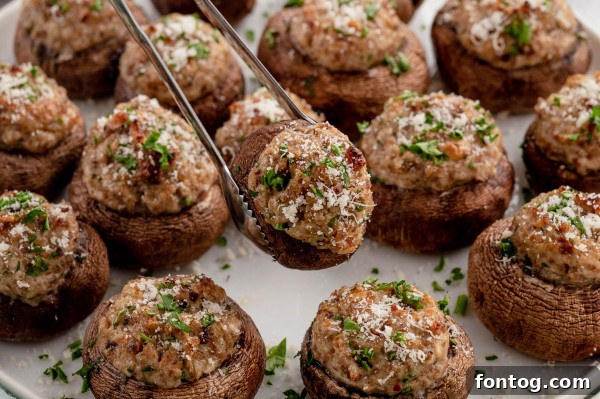 stuffed portobello mushrooms