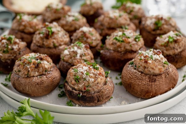 stuffed portobello mushrooms