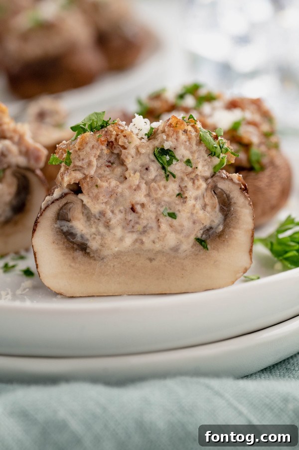 stuffed portobello mushrooms