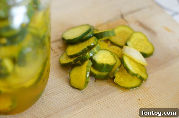 Fresh cucumbers for easy refrigerator pickles