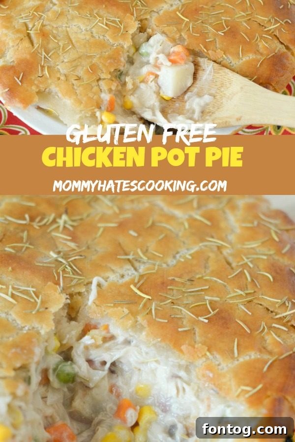 Gluten Free Chicken Pot Pie #GlutenFree 