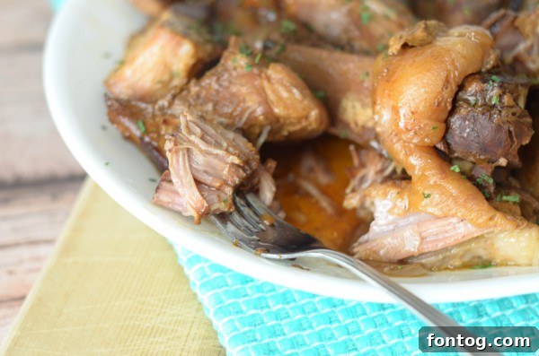 Slow Cooker Maple Honey Ribs - A generous serving with a side dish.