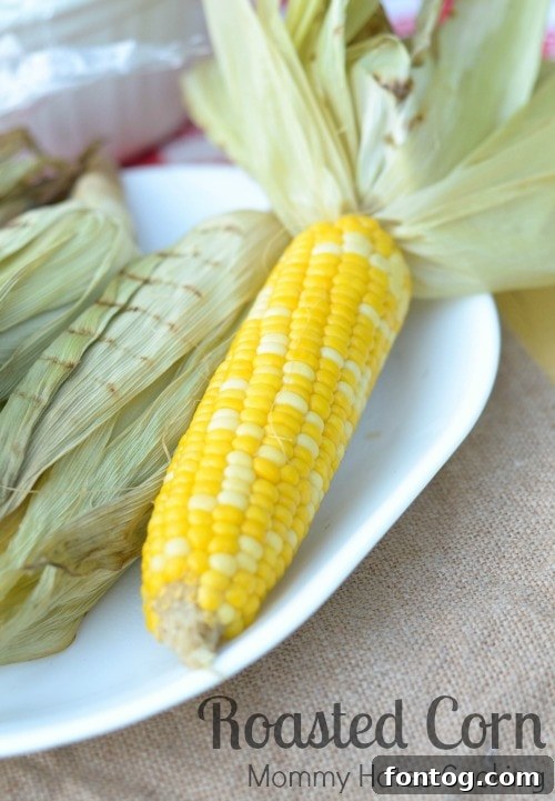 Roasted Corn on the Cob, a delicious summer side dish