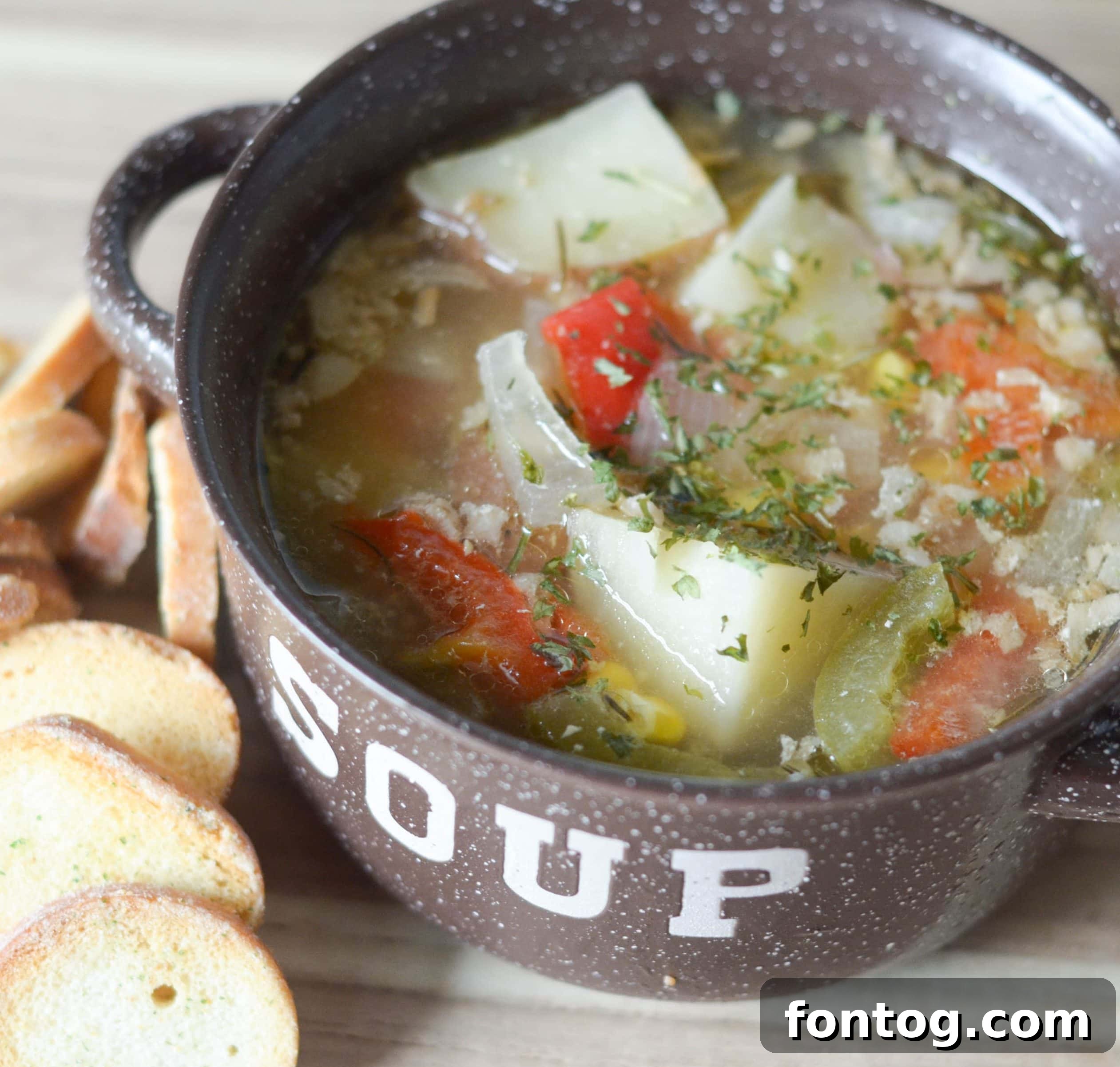 Slow Cooker Summer Vegetable Soup