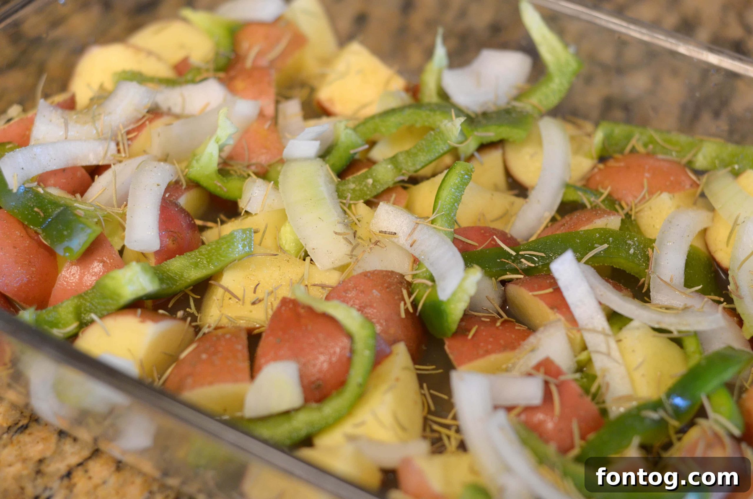 Potato Bake Bonanza 3 Fresh Ingredients for Baked Potato Medley with Swanson Broth