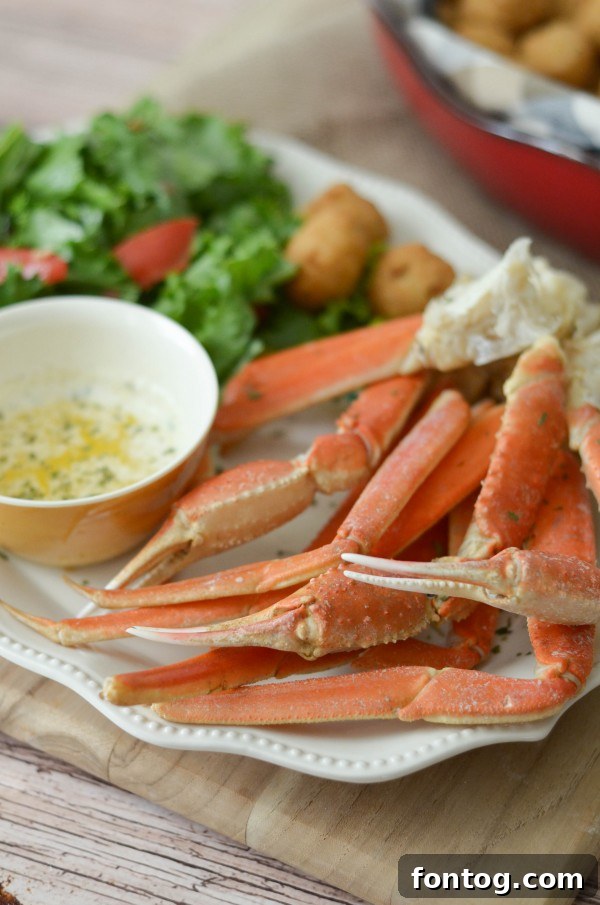 snow-crab-legs-7 - Served with garlic butter