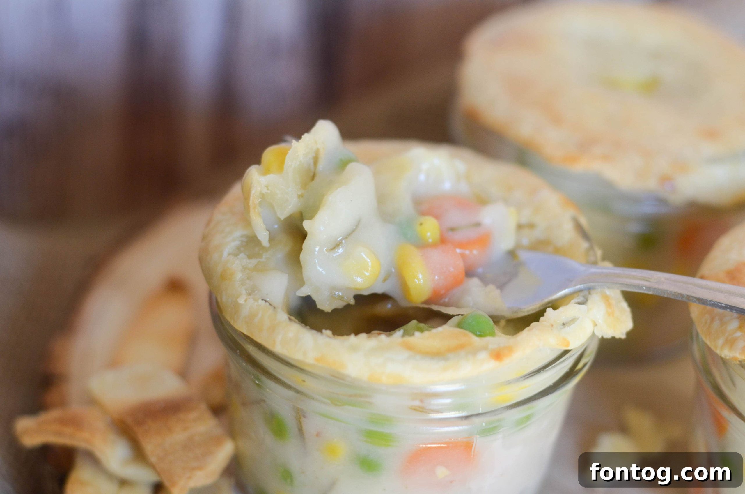 Turkey Pot Pies in a Jar