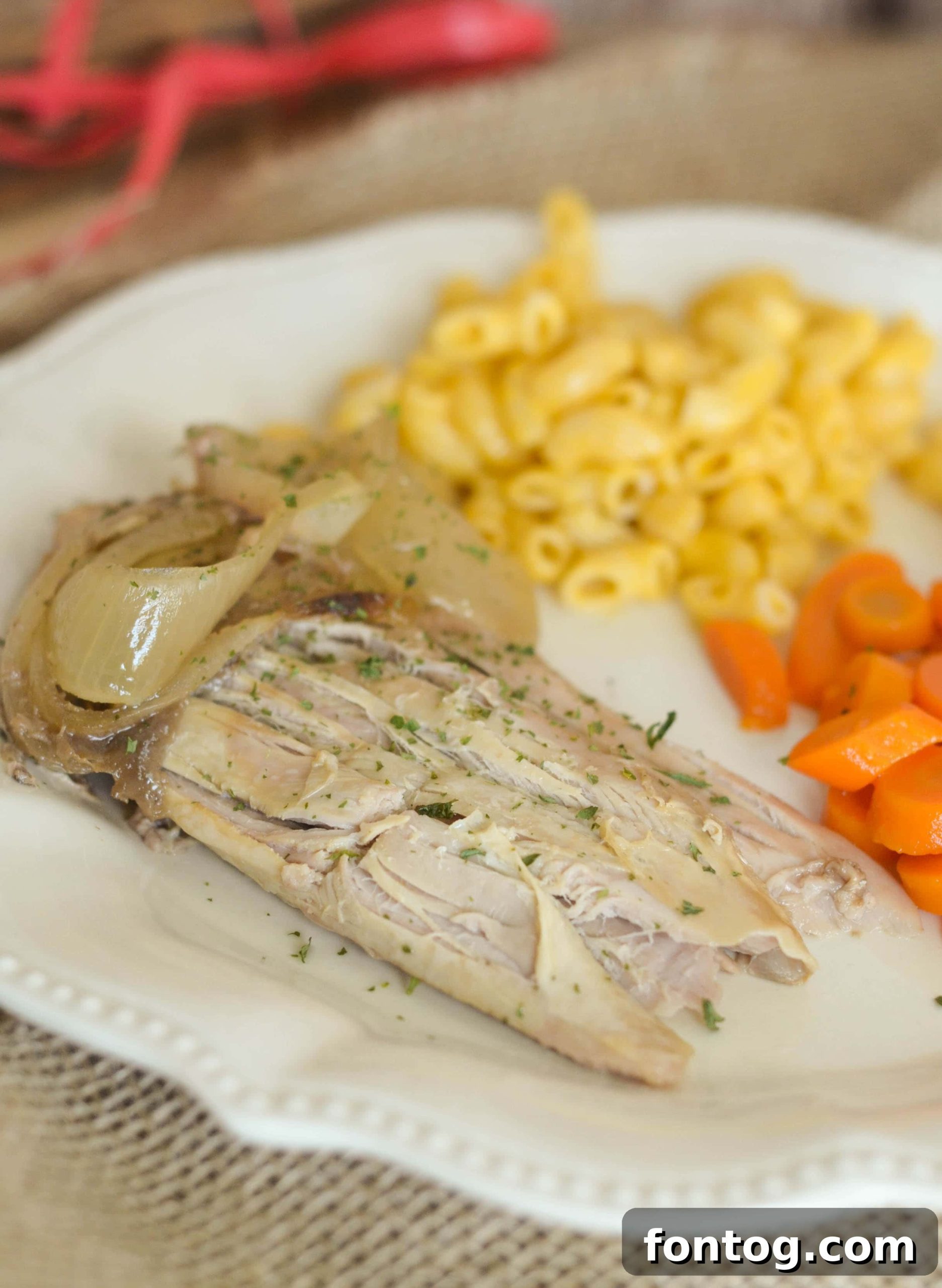Slow Cooker Apple Cider Pork Loin