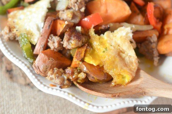 Sweet Potato Hash with Fresh Ingredients