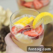 Zesty Berry Bubbles 2 Final Lemon Berry Spritzer ready to drink.