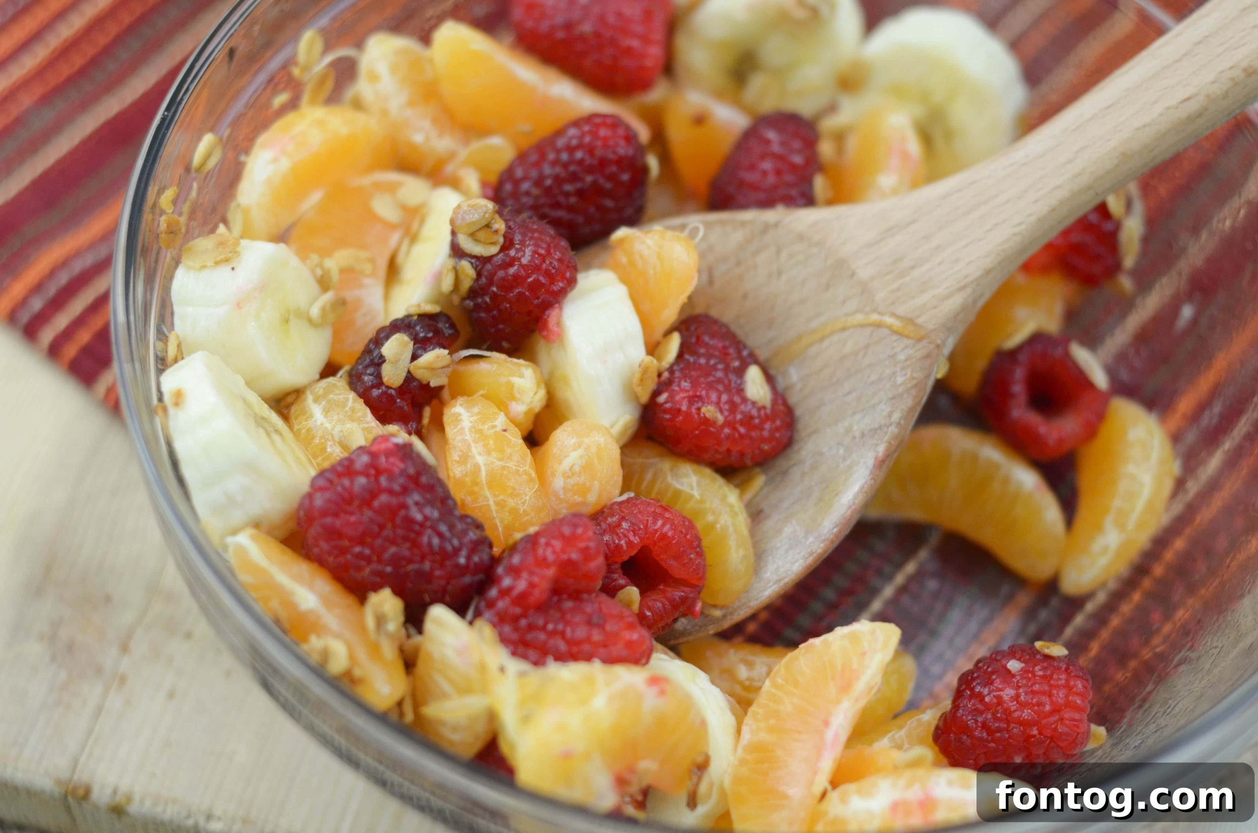Honey Tossed Fruit Salad - A vibrant mix of fresh fruit