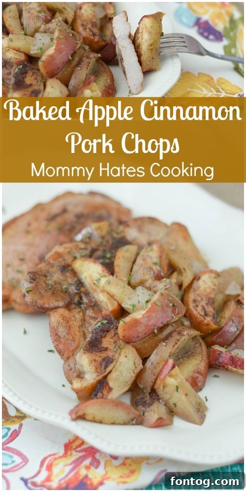 Orchard Spice Pork Chops 2 Apple Cinnamon Pork Chops hero shot